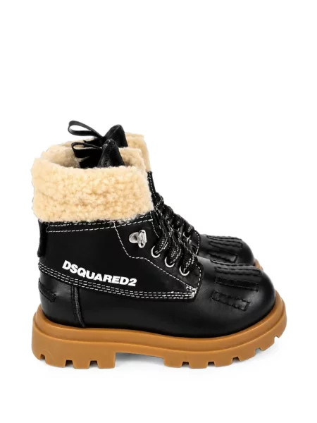 Botki dziecięce Dsquared2 czarne