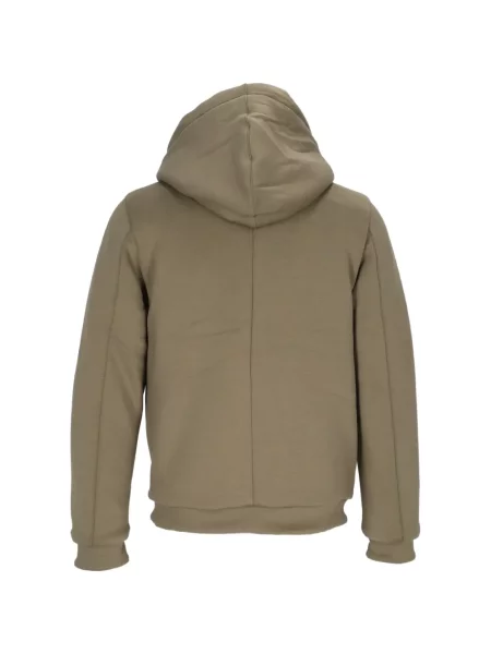 Reversibil geacă K-way cu blană verde