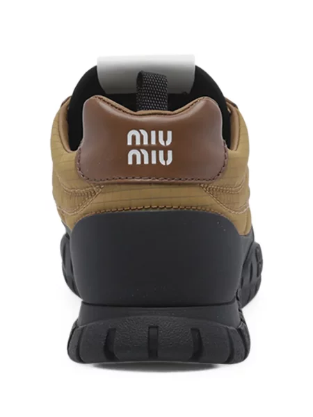 Sneakerși Miu Miu maro