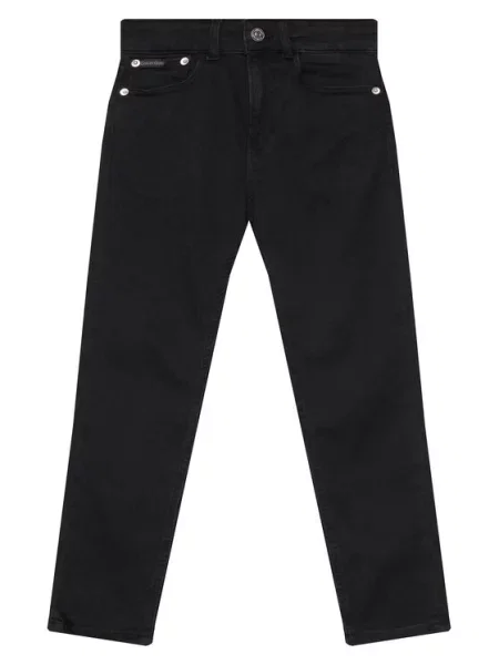 Calvin Klein Džíny essential black stretch černé