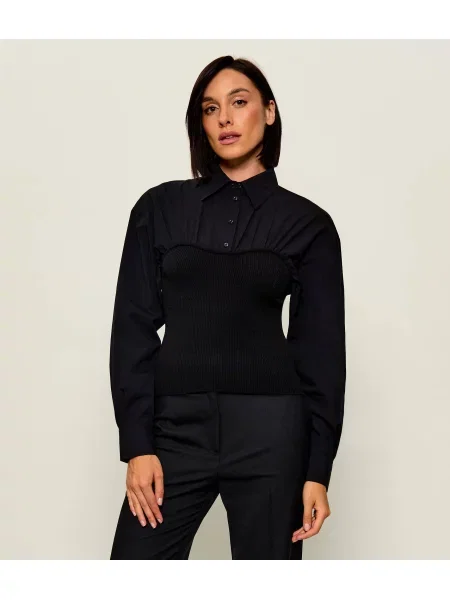 Pinko Bluză Suzuki negru