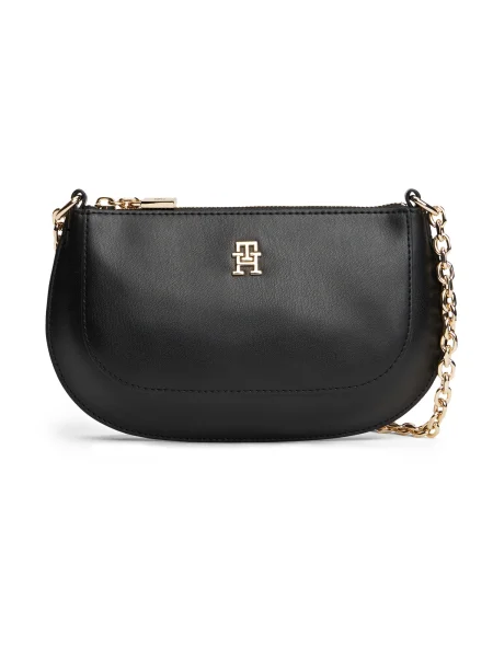 TOMMY HILFIGER Geantă de umăr negru