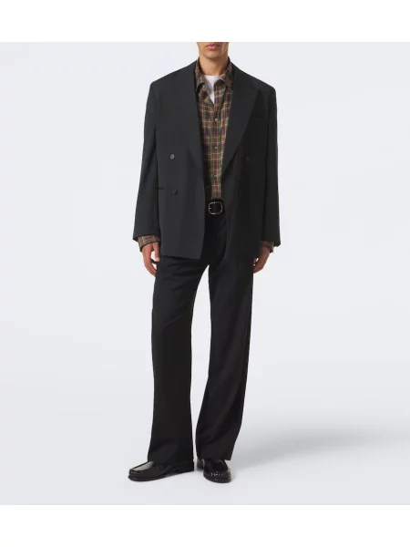 Cămașă Acne Studios în carouri de flanelă