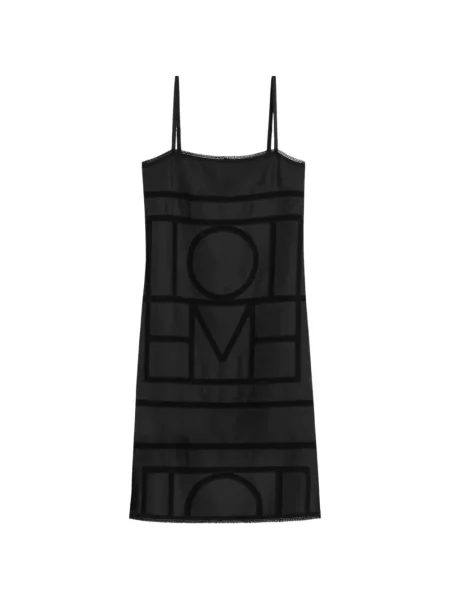 Rochie midi Toteme până la genunchi de costum negru