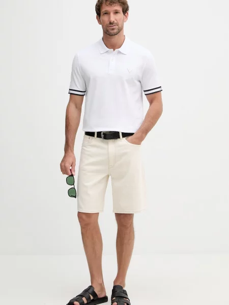 Guess Pantaloni scurți de blugi Crem bej
