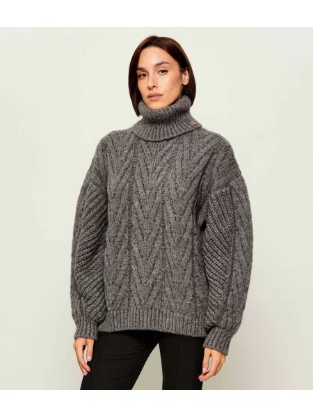 Pulover Elisabetta Franchi de lână gri