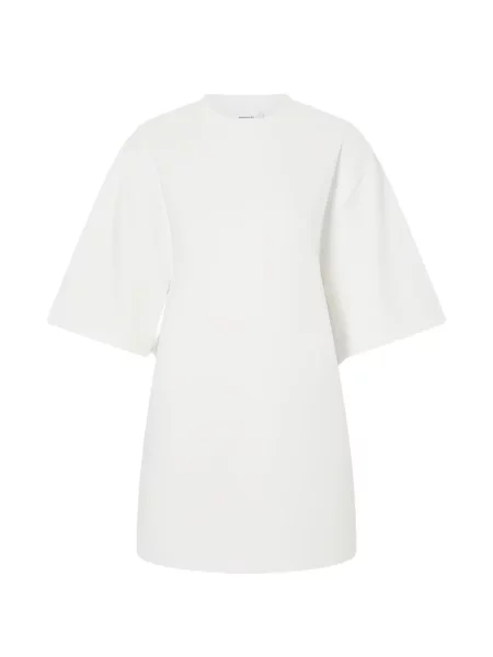 Rochie tip cămașă Wardrobe.nyc cu motiv cu inimi alb