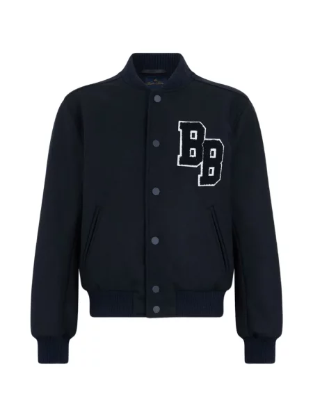 Geacă bomber Brooks Brothers cu autograf albastru