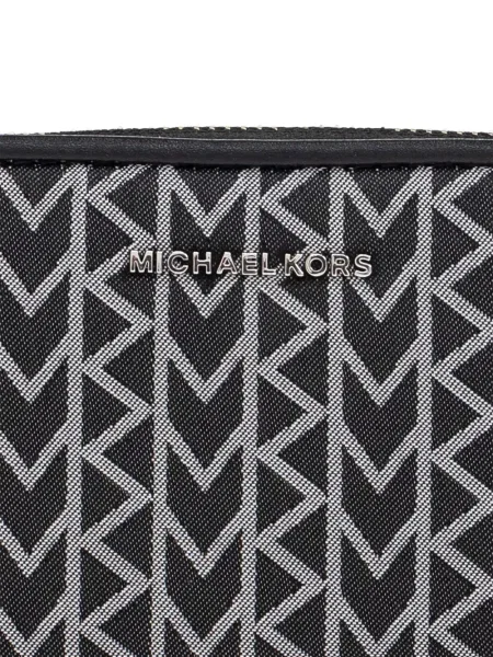 Portofel Michael Michael Kors cu imprimeu geometric roșu