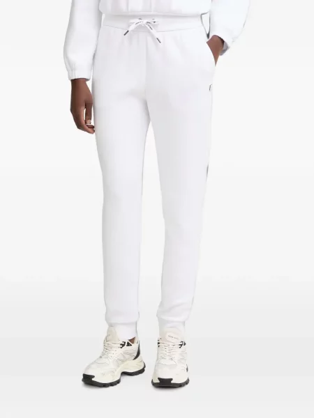 Pantaloni Armani Exchange alergare cu autograf cu cordon alb