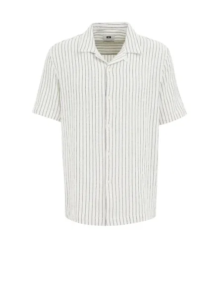 WE Fashion Košile / offwhite černá