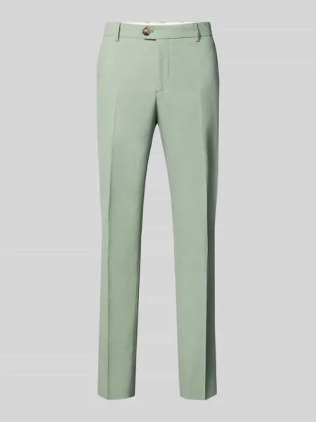 Spodnie garniturowe o kroju slim fit z dodatkiem wełny model SLIM-NEIL' Selected