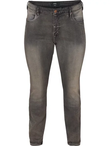 Zizzi Jeans Emily denim gri