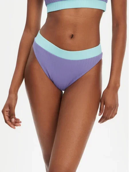 Quiksilver Dół od bikini Hi Cut Bottom niebieski