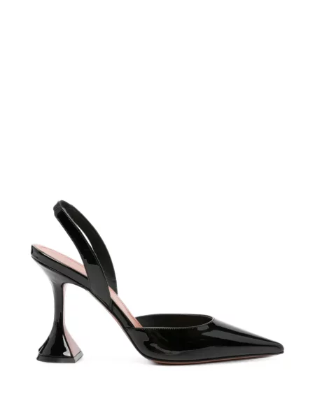 Pantofi cu toc Amina Muaddi slingback negru