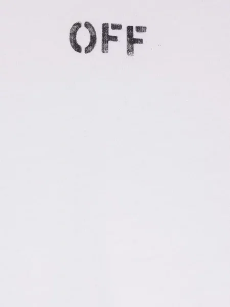 Tricou Off-white scurt alb
