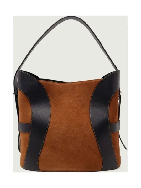 Aigner Geantă shopper Deborah | piele întoarsă maro
