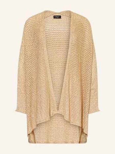 Grace Oversized Úpletový Kardigan S Třpytivou Přízí béžová