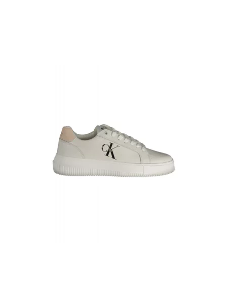 Sneakersy Calvin Klein Jeans chunky białe