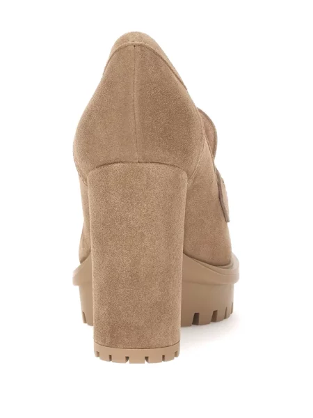Pantofi cu toc Gianvito Rossi cu platformă maro