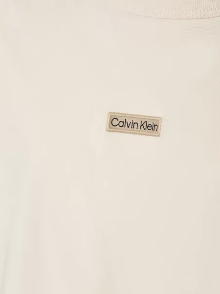 Calvin Klein Koszulka beige beżowa