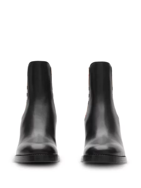 Botine Burberry din piele negru
