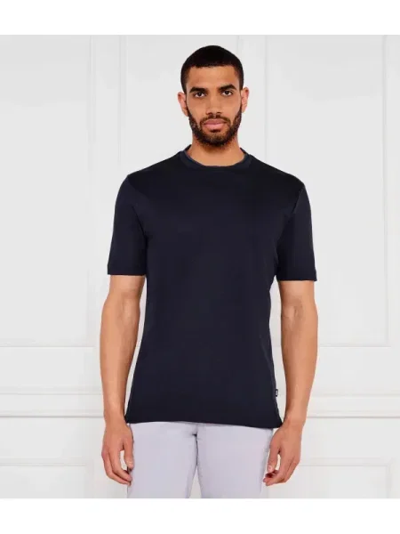 BOSS Tricou H-Thompson 59 Bleumarin negru