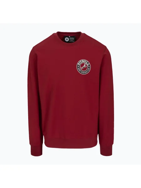 Hanorac crewneck Pitbull West Coast bordo