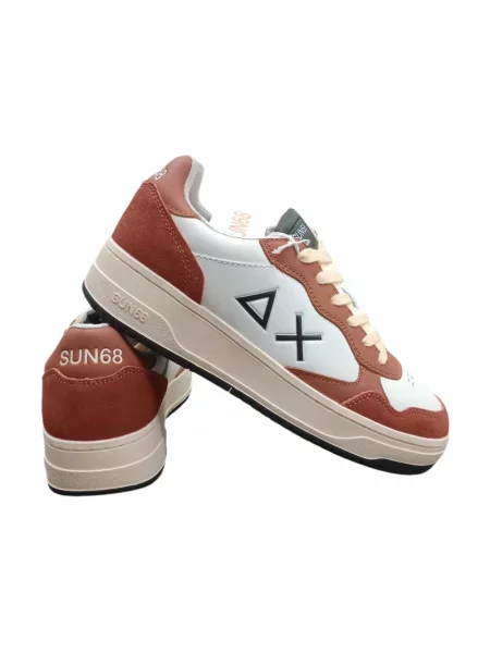 Sneakersy Sun68 pomarańczowe