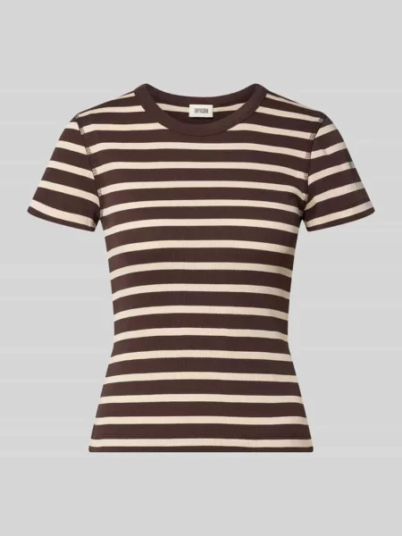 T-shirt z prążkowaną fakturą model KOALE' Drykorn