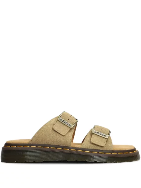 Papuci de casă Dr. Martens din piele de căprioară
