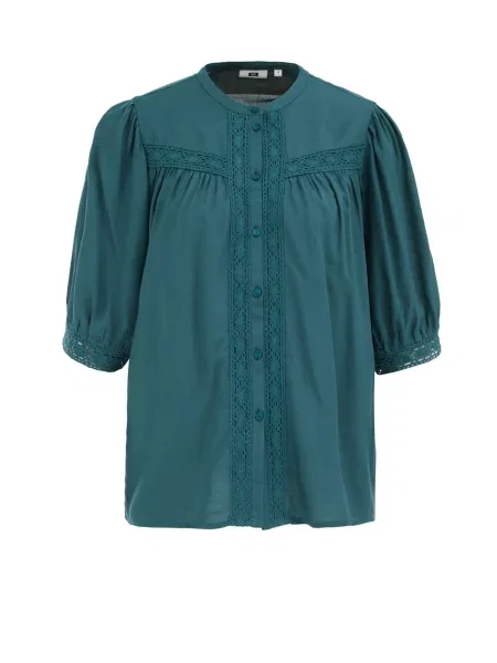 WE Fashion Bluză petrol verde