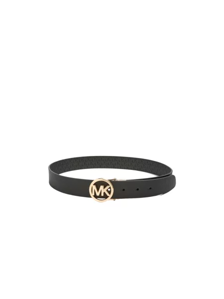 MICHAEL Michael Kors pasek dwustronny czarny