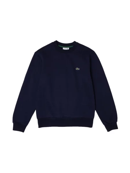 Lacoste bluza z bawełną niebieska