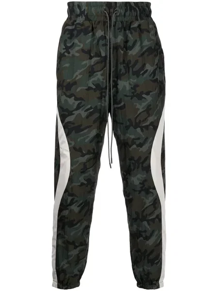 Pantaloni Mostly Heard Rarely Seen cu imagine cu model camuflaj verde