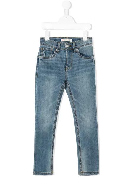 Jeansy skinny dziecięce Levi's niebieskie