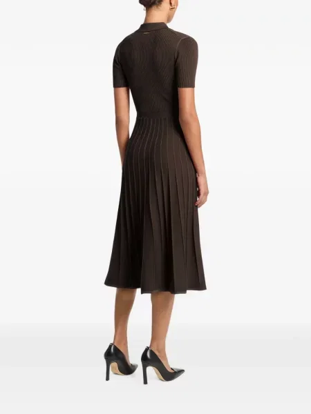 Rochie midi Michael Kors tricotate maro