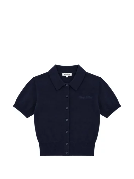Μικρός ζακέτα Sporty & Rich με κέντημα μπλε