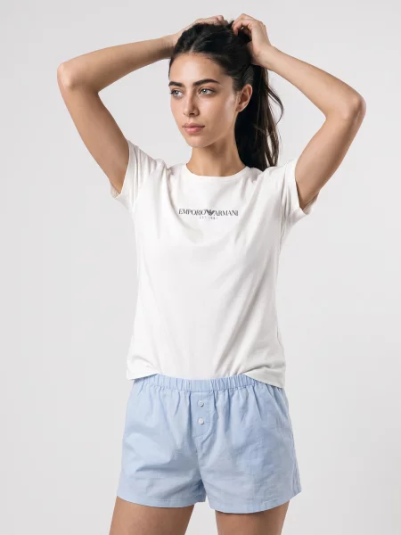 Hosszú maxi ruha Emporio Armani bézs