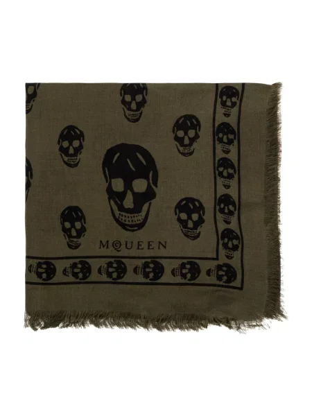 Szal Alexander Mcqueen klasyczna zielona