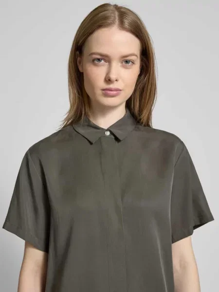 Bluzka koszulowa o kroju regular fit z rękawem o dł. model ‘MINA’ Samsoe Samsoe