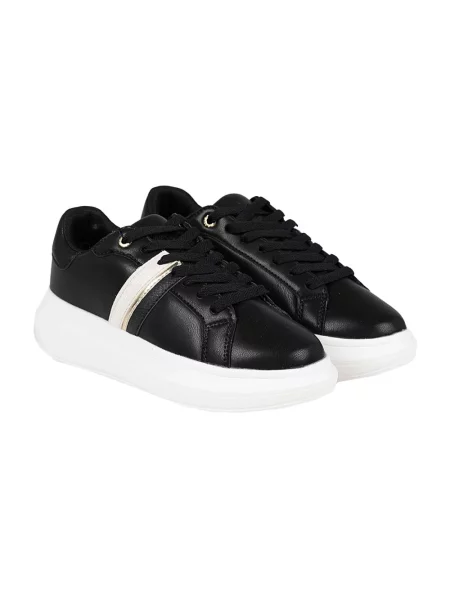 Sneakersy U.s Polo Assn. skórzane czarne