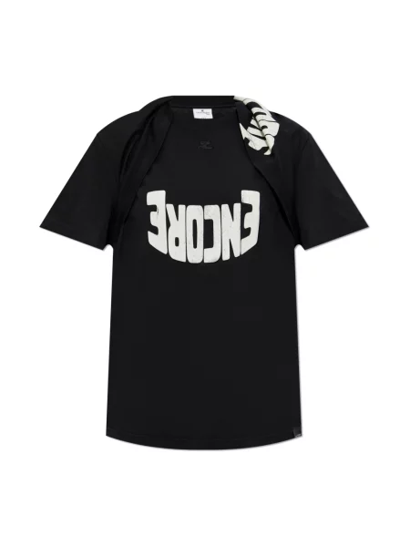 Koszulka Courreges czarna