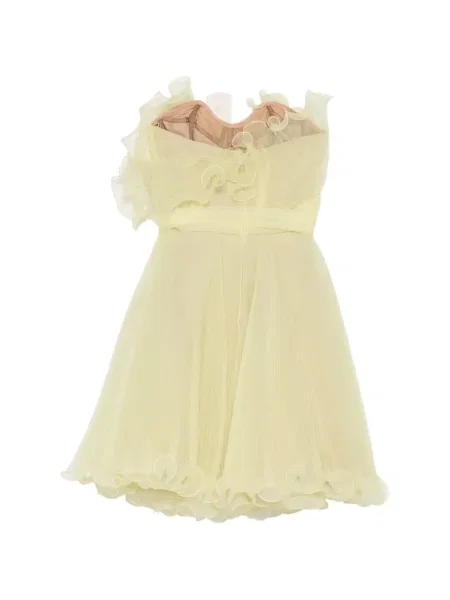 Rochie Marchesa fără bretele galben