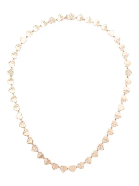 Колие Sydney Evan със сърца жълто