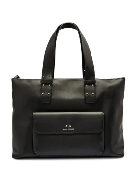 Armani Exchange Geantă shopper negru