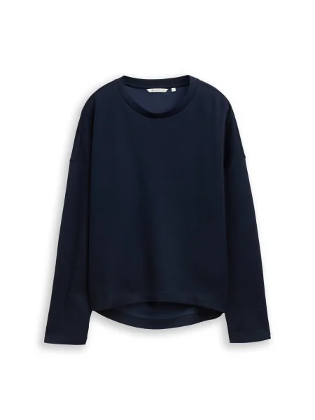 TOM TAILOR DENIM Tričko tmavě modrá