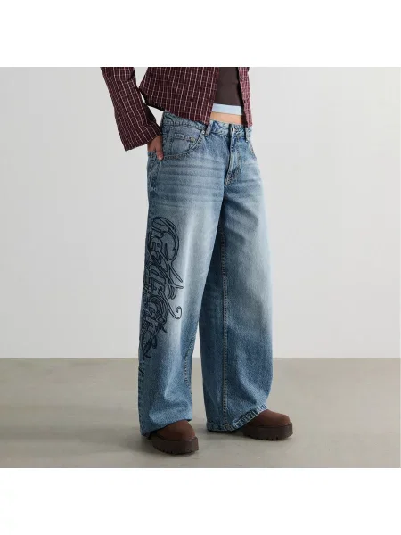 Джинсы Cropp голубые