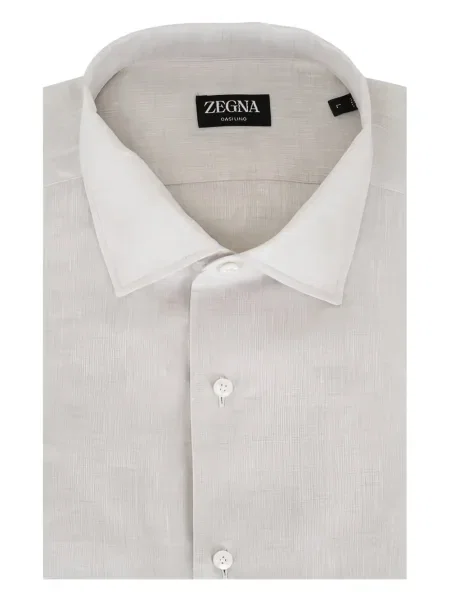 Cămașă Zegna de in gri