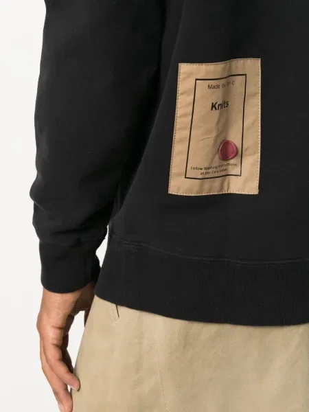 Hanorac crewneck Ten C negru